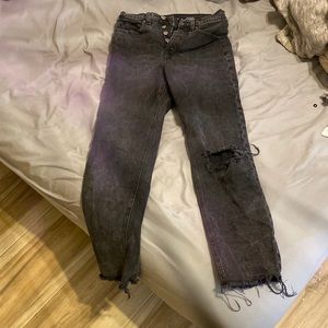 Black baggy jeans